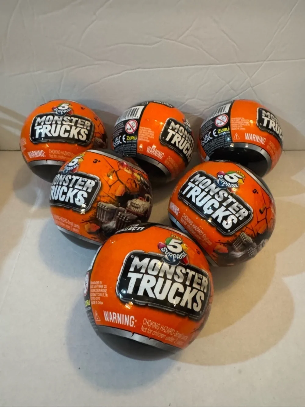 6 Zuru 5 Surprise Mystery Ball Monster Truck Assorted